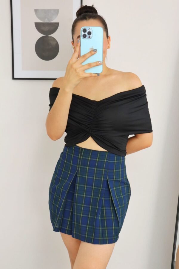 FALDA COLL PLIEGUES