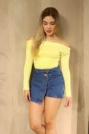 FALDA SHORT DENIM