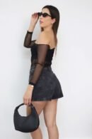 FALDA SHORT BRILLO