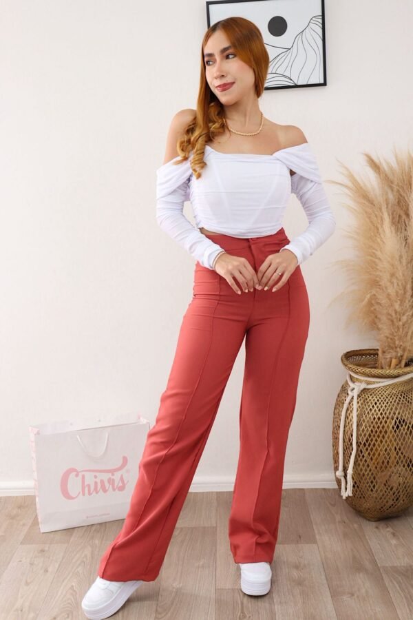 PANTALÓN AMELIA TERRACOTA