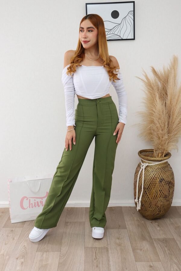 PANTALÓN AMELIA VERDE MILITAR