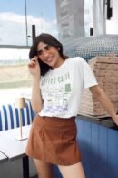 Camiseta oversize unisex Antico en algodón, con estampado frontal inspirado en la esencia clásica italiana.