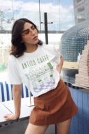 Camiseta oversize unisex Antico en algodón, con estampado frontal inspirado en la esencia clásica italiana.