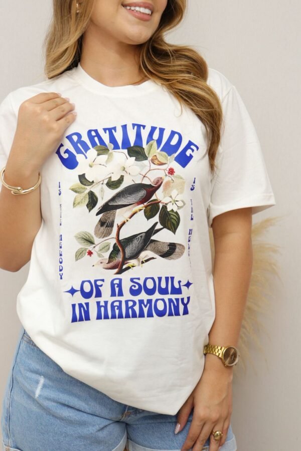 Camiseta unisex oversize de algodón, con estampado frontal y silueta amplia.